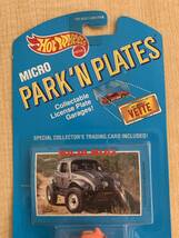 Hot Wheels 1989 Micro Park' N Plates Baja Bug 未開封 ビンテージ オールドカード ジャンク _画像3