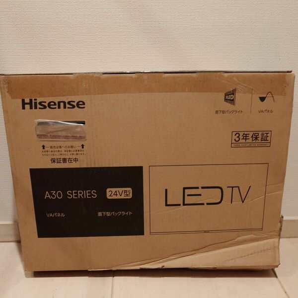 新品未使用・箱不良・Hisense24A30H