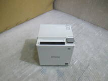 [EP06/E60315]3美品★EPSON TM-m10 621 Model:M332B スタイリッシュコンパクトレシートプリンター（ホワイト）★_画像5