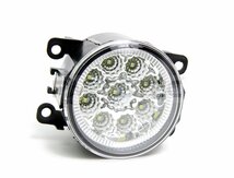 汎用 日産 スズキ LED フォグ ランプ ユニット ホワイト 純正形状 ハスラー MR31S アルトラパン HE22S パレットSW MK21S /134-48_画像2