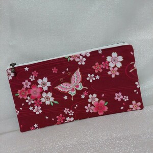 ハンドメイドporch桜×蝶フラット