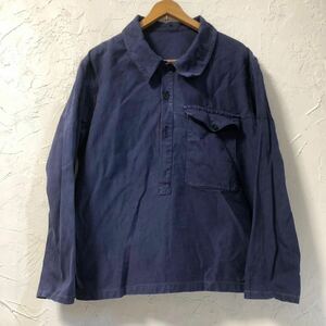 AD33 vintage ワークシャツ ジャケット カバーオール ユーティリティシャツ ヴィンテージ ROYAL NAVY 50s シャツ ミリタリー ユーロ 