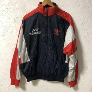 AA131 adidas アディダス ナイロンジャケット トラックジャケット ジャージ 80s 90s vintage ヴィンテージ ブンデス ドイツ 