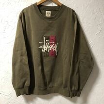 MG6 stussy ステューシー スウェット トレーナー vintage 80s 90s oldstussy oz クラウン 折れ 白タグ ヴィンテージ ストックロゴ _画像1