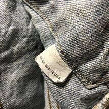 TM12 levis リーバイス 70506 デニムジャケット デニム ジャケット インディゴ 古着 ブルー ビンテージ vintage 80s USA REdenim _画像9