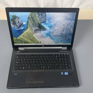 大画面17インチ！HP EliteBook8770W i7-3720MQ /8GB/500GB+256GB/17インチ/WIN11 pro（2753）