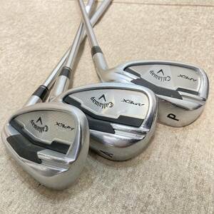 キャロウェイ　Callaway　APEX　エイペックス　FORGED　ウェッジ　3本　P.A.S　N.S.PRO950GH　Flex-S　スチールシャフト