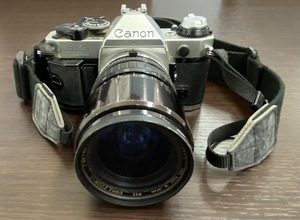 #16663 Canon AE-1 PROGRAM silver レンズ付 28～80ｍｍ 動作未確認 現状品