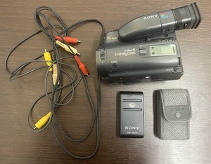 #16664 SONY video8 Handycam Sony Handycam video camera recorder CCD-TR205 operation not yet verification Junk 