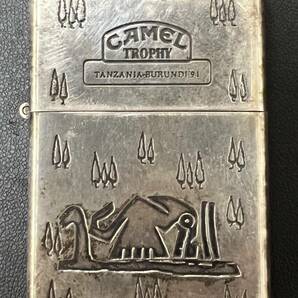 ＃16974 1991年製 ZIPPO ジッポ CAMEL TROPHY キャメル トロフィー Tanzania Burundi '91 タンザニア ブルンジ イタリック No227の画像1