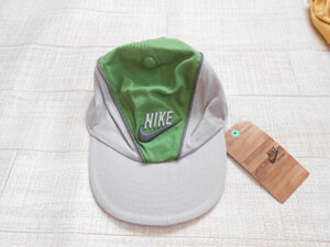 SC15// NIKE ナイキ キャップ帽子 ダメージ品 52cm　緑