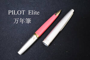 PILOT/パイロット/Elite/エリート/万年筆/18K/スクリプト/細字/筆記用具/文房具/ピンク/ゴールド/シルバー/花柄/UPY815