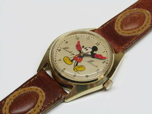 SEIKO DISNEY TIME セイコー ディズニータイム 5000-6030 ミッキーマウス腕時計 手巻き 稼働品