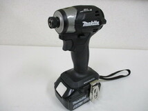 makita 18V 充電インパクトドライバ TD173DRGXB ブラック 6.0Ah セット品 バッテリ2個・充電器付　未使用保管品　激安1円スタート_画像2