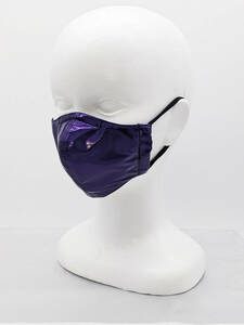  finest quality * purple enamel (PVC) fashion mask ( lining is enamel!)4L size ( for man * double extra-large size ) hand made lustre eminent 