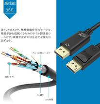 DisplayPort To HDMI 変換 ケーブル 4K解像度対応1.8M_画像3