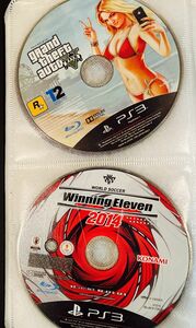 プレステ3まとめ売り　ground theft auto FIVE WORLD SOCCER winning eieven2014