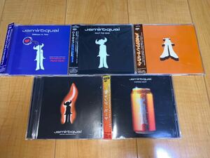 [ б/у CD]Jamiroquai одиночный 5 шт. комплект /jamirokwai/ Stillness In Time / Deeper Underground / Canned Heat