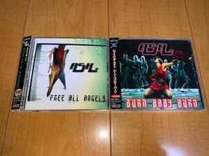 【国内盤帯付きCD】アッシュ / Ash アルバム・シングル2枚セット / Free All Angels / Burn Baby Burn