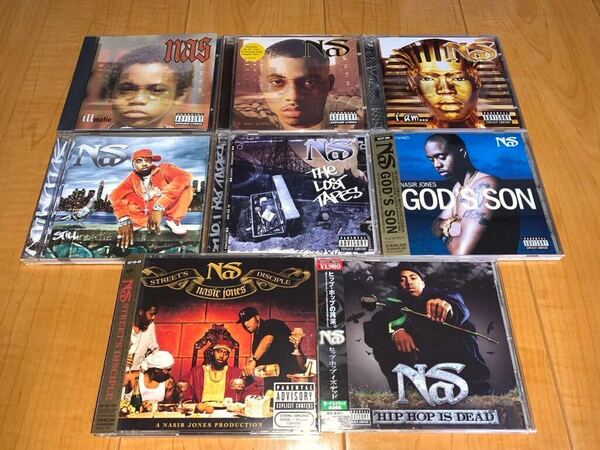 【即決送料込み】Nas アルバム8作品セット/ ナズ / Illmatic / It Was Written / i am… / Stillmatic / The Lost Tapes / God's Son