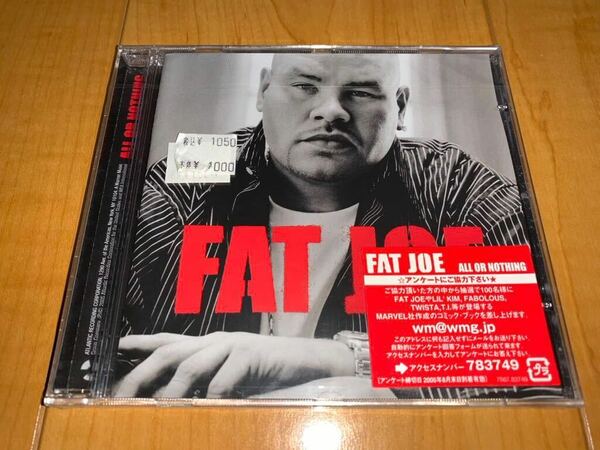 【即決送料込み】Fat Joe / ファット・ジョー / All Or Nothing / オール・オア・ナッシング 輸入盤未開封CD