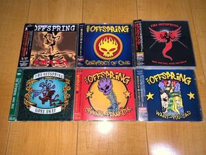 [ domestic record obi attaching CD]The Offspring album * single 6 work set / off springs / Smash / Conspiracy Of One / Original Prankster