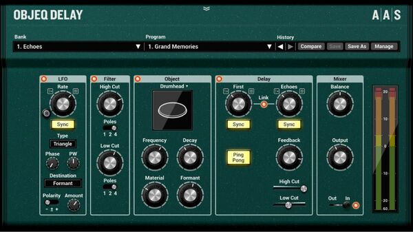 Applied Acoustics Systems/Objeq Delay/ディレイプラグインといったらコレです！ライセンス譲渡品