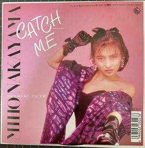 即決◆中山美穂／CATCH ME／BAD BOY (美盤EP) 角松敏生、10枚まで送料230円