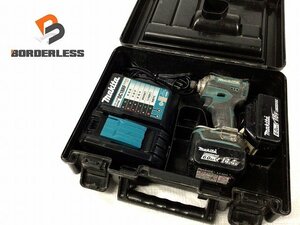 【送料無料☆彡訳あり品】makita マキタ 充電式インパクトドライバ TD171D バッテリー2個(18V 6.0Ah/14.4V 6.0Ah)充電器+ケース 87109