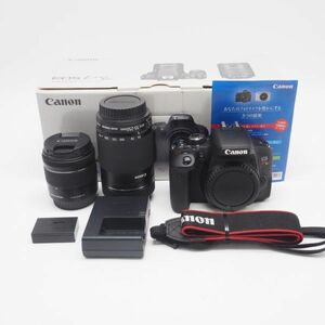 ■極上品■ CANON キャノン デジタル一眼レフカメラ EOS Kiss X9i ダブルズームキット 元箱付き