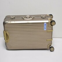 リモワ トパーズチタニウム スーツケース 945.70 容量82L シャンパンゴールド TSA搭載ダイヤルロック 4輪 RIMOWA_画像4