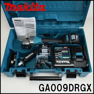 新品 マキタ 100mm 充電式ディスクグラインダ GA009GRDX 40Vmax バッテリBL4025×2本・充電器DC40RA・ケース付 makita