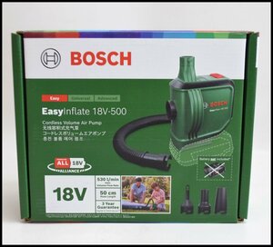 新品 BOSCH コードレスエアポンプ EIF18V-500H 最大吐出量530L/分 最大圧力0.03bar/0.5psi ホース長さ50cm 本体のみ ボッシュ