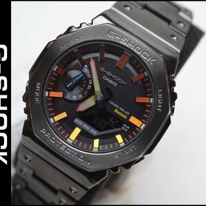 美品 CASIO G-SHOCK タフソーラー モバイルリンク 腕時計 フルメタル GM-B2100BPC-1AJF 定価89,100円 Gショックの画像1