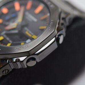 美品 CASIO G-SHOCK タフソーラー モバイルリンク 腕時計 フルメタル GM-B2100BPC-1AJF 定価89,100円 Gショックの画像4
