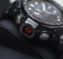 良品 CASIO G-SHOCK GULFMASTER 電波ソーラー 腕時計 GWN-1000B-1AJF ブラック MASTER OF G ガルフマスター マスターオブG_画像3