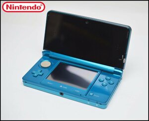 良品 任天堂 ニンテンドー 3DS アクアブルー CTR-001 タッチペン付 NINTENDO 動作品