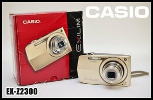 訳あり CASIO EXILIM EX-Z2300 ゴールド デジタルカメラ 充電器・バッテリー付 カシオ エクシリム ジャンク