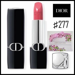 新品 Dior 2024限定ショッパー付 新生ルージュ ディオール 3.5g ROUGE DIOR 277 OSEE オゼ サテン 国内正規品 定価5,940円