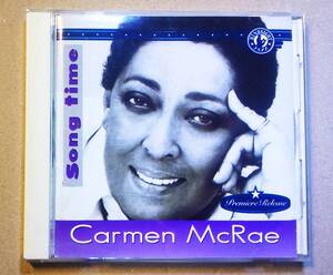 ♪即決/カーメン・マクレエ(Carmen Mcrae)ソング・タイム/1994年・BVCJ-614