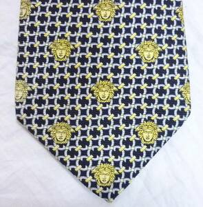0 Versace sax fifth avenue special order mete.-sa necktie genuine article Spain made rare goods 