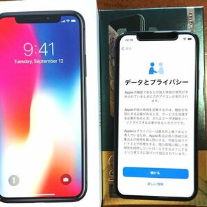 ◆docomo 「iPhone X 256GB ：スペースグレー」  ジャンク扱い の画像1