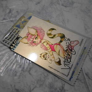 【ジャンク】エポック社 Mignion Collection ネコミミエディション オートグラフ サイン入り カード  セットの画像7