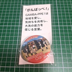 〓〓⑳②【1300円以上ご購入で送料無料!!】⑱④大洗女子学園【大洗町缶バッジ】【雑貨】ガールズ＆パンツァー　