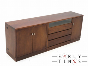 *r6j825A* exhibition goods *IDC large . furniture * early time sα*e rail * walnut * natural wood * sideboard * storage * cabinet * chest *