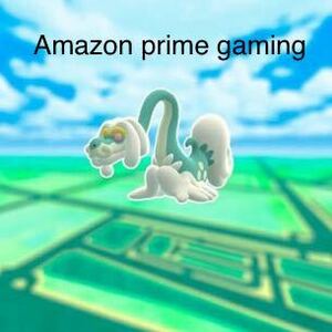 Amazon prime gaming ポケモンGOパートナーリサーチ コード通知 参加券