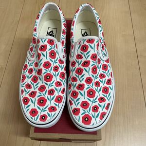 VANS CLASSIC Slip-On（Flowers） True White VN0A7VCF891 US10/28cm 中古