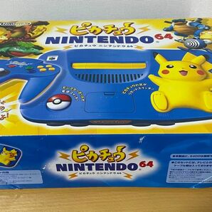 【極美品】ピカチュウ ニンテンドー64 ブルー&イエロー Nintendo64 本体 任天堂 ポケモン 新品同様 送料込み