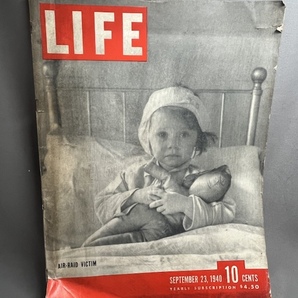 古い洋雑誌 LIFE ◆1940年 SEPTEMBER まとめて4冊セット ビンテージ・アメリカ雑誌 ライフ 洋書/広告の画像4