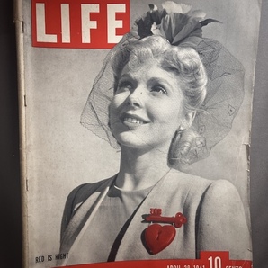 古い洋雑誌 LIFE ◆1941年 まとめて6冊セット ビンテージ・アメリカ雑誌 ライフ 洋書/広告の画像3